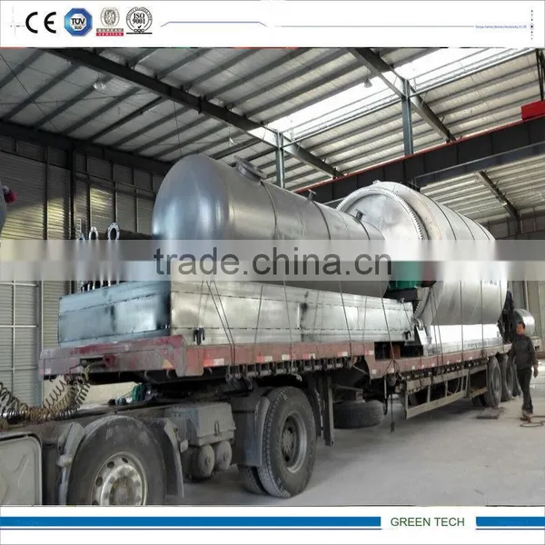 Green Machine/Waste Tires Pyrolysis Plant Getting Fuel Oil photo-2