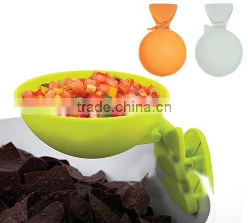 Dip Clip Dip Bowl Mini Plastic Dip Clips Dip Dish Plastic Bowl With Clip photo-3