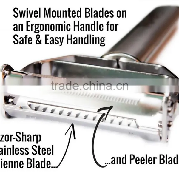 Stainless Steel Julienne Peeler/Vegetable Peeler/Stainless Steel Slicer photo-2