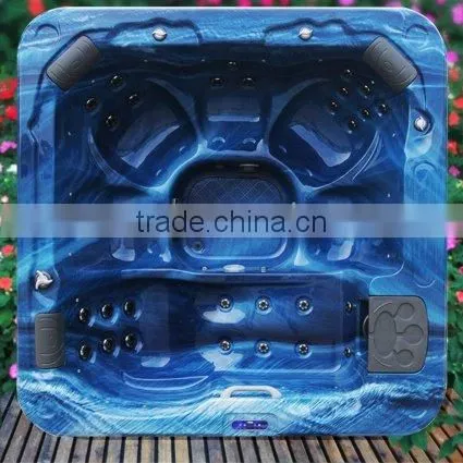 6 Person Party Garden Spa Massage Bathtub With Glass Holder photo-2