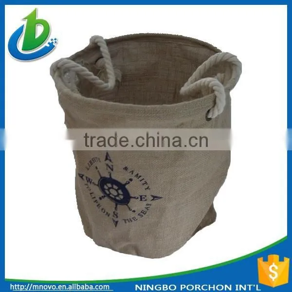 Jute Cloth Storage Box Clothing Box Hot on Sales