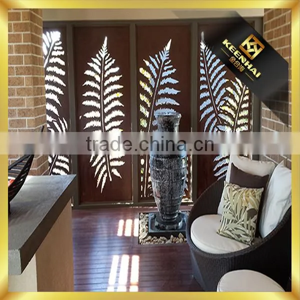 Custom Made Interior Decor Laser Cut Stainless Steel Room Divider Screen photo-4