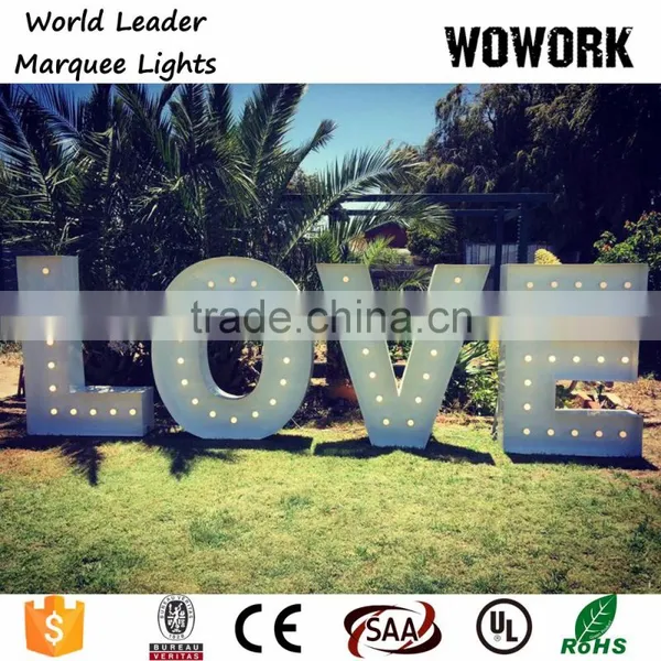 Festival Distressed Letter Alpahbet Light photo-3