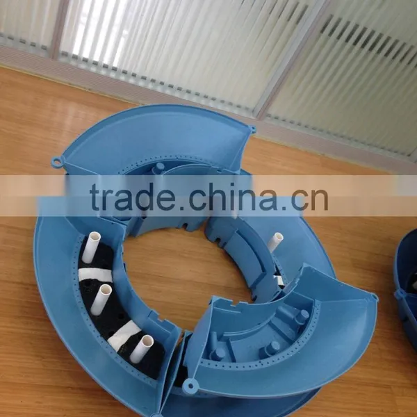 Modular Plastic Planters for Lamp Post Planters, Light Pole, Stackable Planters photo-4