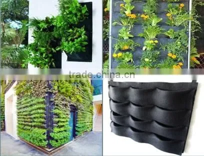 16 Pocket Hanging Vertical Wall Garden Planter photo-2