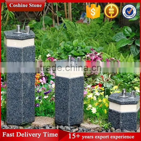 Natural Garden Stone Water Fountain With Pots photo-6