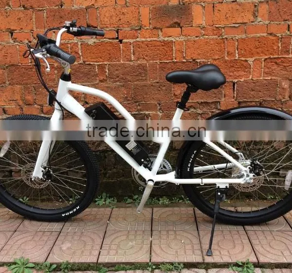 26 Inch Fashionable CE Electric Beach Cruiser Bike for Women photo-2