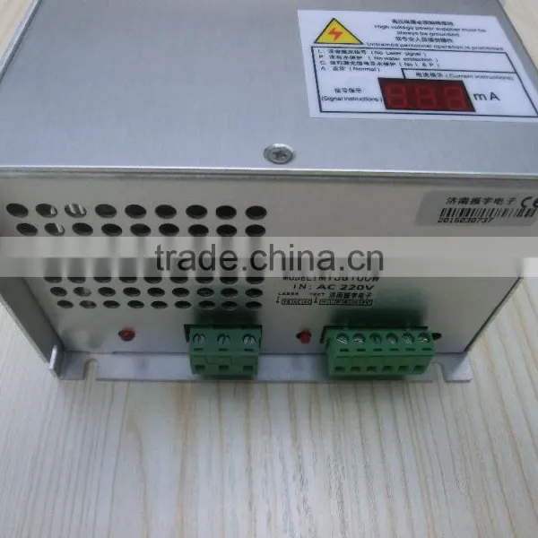 MYJG100W New CO2 Laser Power Supply 100W With Signal Fault Diagnosis, Voltage Regulator and LED Display for CO2 Laser Tube