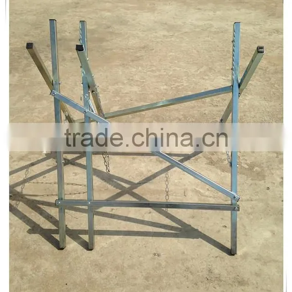 Heavy Duty METAL Steel Adjustable Wood CHAINSAW Sawhorse Log Saw Horse With Serrated Grip photo-2