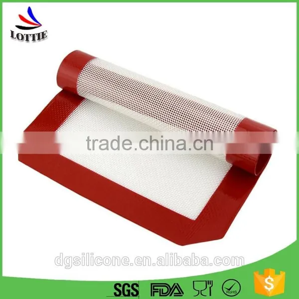 China Manufacturer Reusable Food Grade Silicone Non Stick Baking Mat,anti-slip Silicone Baking Mat Set photo-2