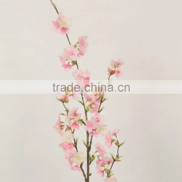 China Wholesale Silk Flower Artificial Real Touch Cherry Blossom Good Quality for Decoration photo-4