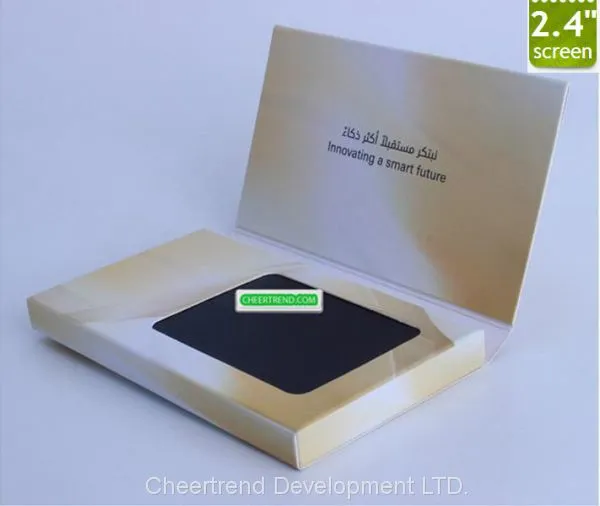 Chinese Supplier New Products Video Greeting Card,Video Brochure,video Booklet for Gift photo-5