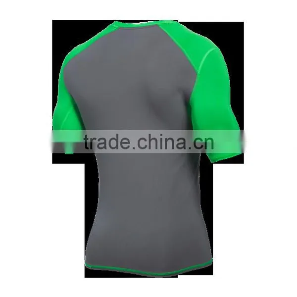 Dongguan Factory Custom Short Sleeve Sportswear Muscle Sport Gym T Shirt photo-3
