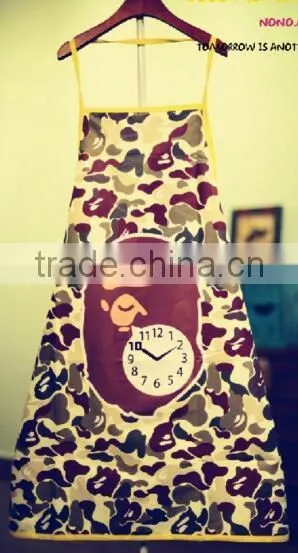 Digital Printing Green Waterproof Aprons, Adult Home Aprons IOPP photo-3