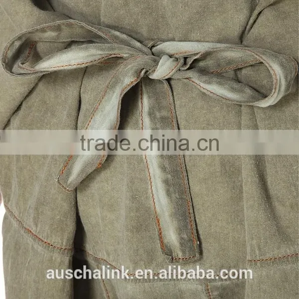 Custom Ladies Cropped Cotton Trousers Patterns New Design photo-5