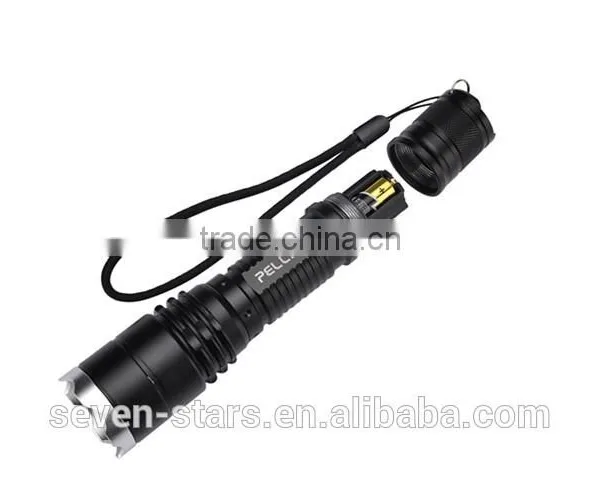 Zoomable Multifunctional Long Lasting Time Tactical Flashlight With Five Stalls photo-6
