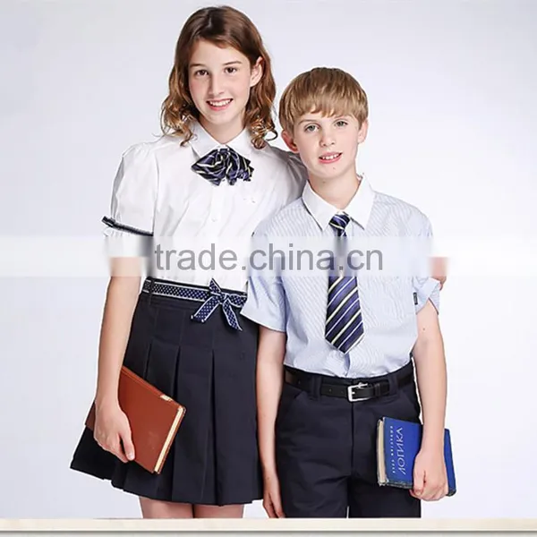 Custom Made School Shirt Skirt Pants Middle High School Uniforms Wholesales photo-2
