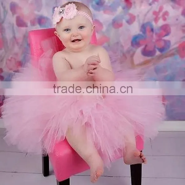 Fashion Rainbow Tutu Skirt for Girls New Design Fluffy Baby Skirt Pettiskirt for Wholesale photo-4
