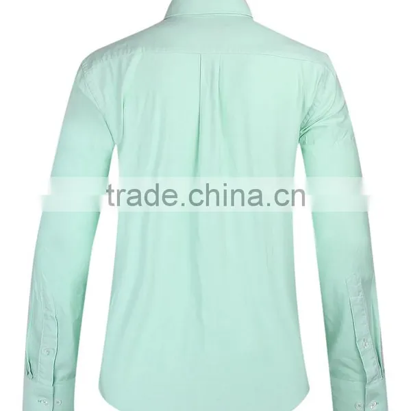 2017 New Style Oxford Men's Long Sleeve Button Down Collar Casual Shirt photo-3