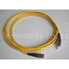 OFNP Plastic Optical Fiber Patch Cord For Industrial , 1m 2m 3m Cable Length