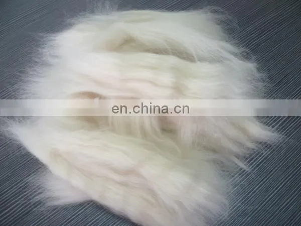 Chinese Raw Sheep Wool Open Tops Natrual White Made in China photo-3