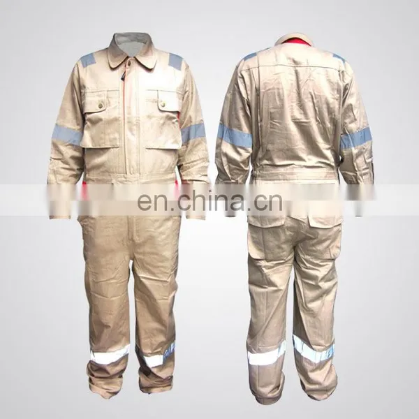 Cheap 100% Cotton Fire Retardant Coverall for Safety Protective Overall