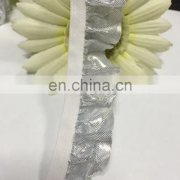 2 cm Colored Stretch Lace /Garment Accessories /elastic Stretch Lace photo-6