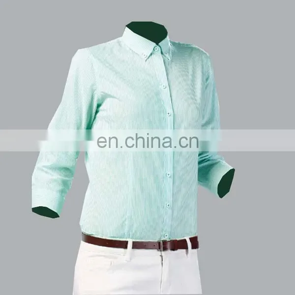Wholesale Classic Design Office Wear Ladies Blouse Women Shirt photo-3