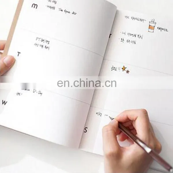 Cute Design Custom Size Planner Notebook/agenda Printing With Colorful Printing photo-2