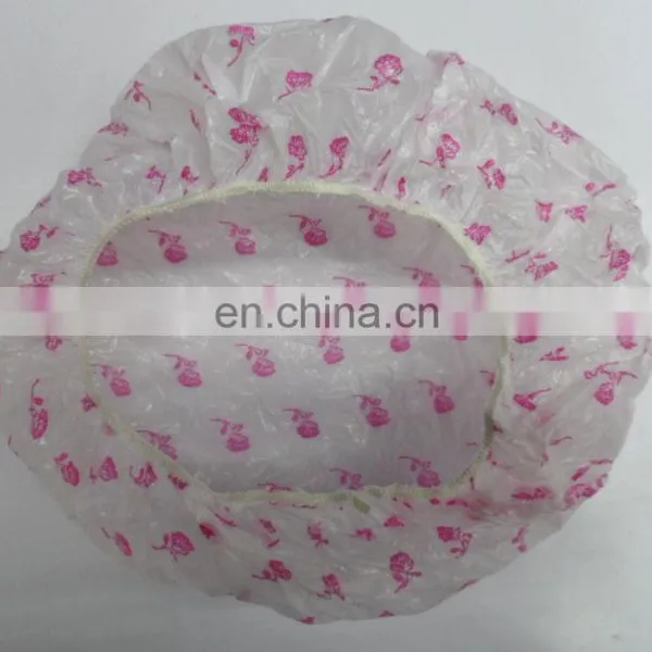 Disposable Plastic PE Shower Cap for Hotel photo-6