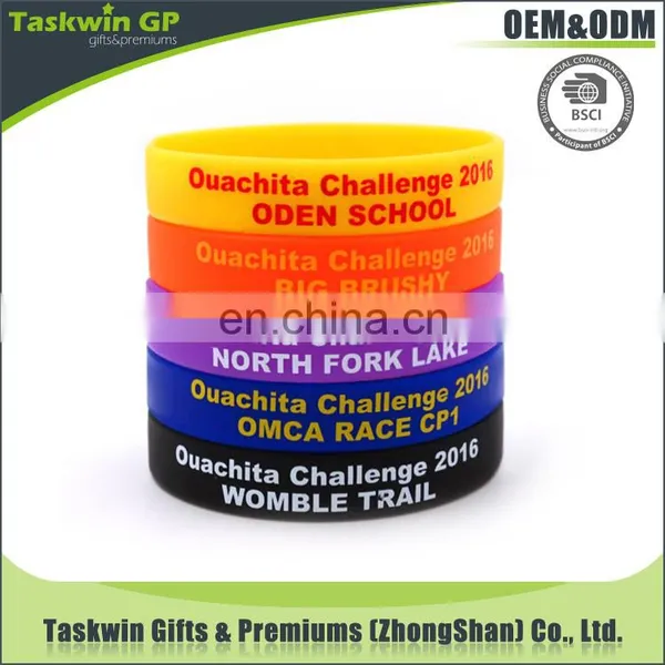 High Quality Arts and Crafts Rubber Gift Silicone Bracelet/silicone Wristband for Promotional Gift photo-6