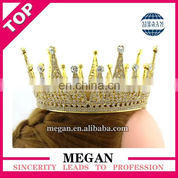Hair Accessories Ladies Rhinestone Princess Crown Bridal Crystal Tiara Crown photo-3