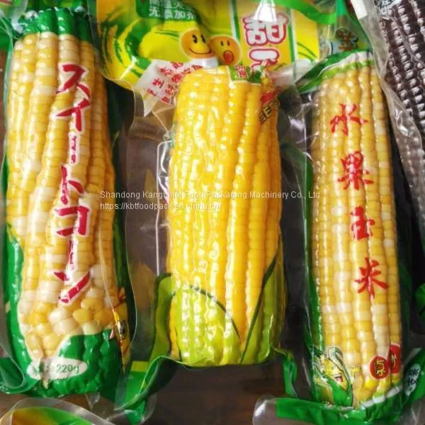 Sweet Corn Vacuum Packing Machine Stretch Film Vacuum Packaging Machine for Fresh Vegetable photo-4