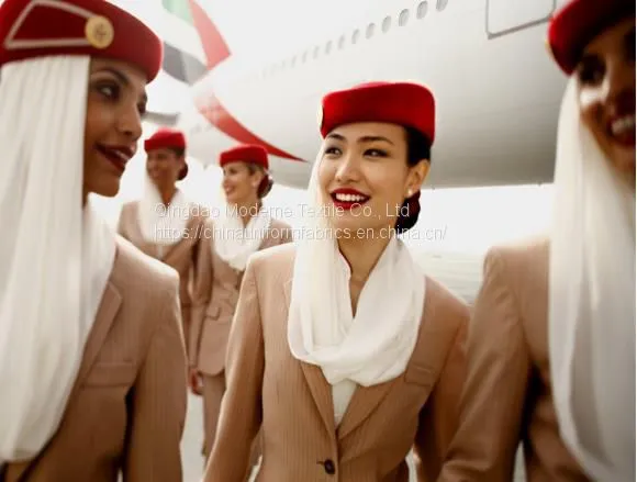 Flight Attendant Airline Uniform Fabric