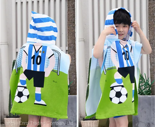 Cartoon Printed Hooded Bath Towel photo-4