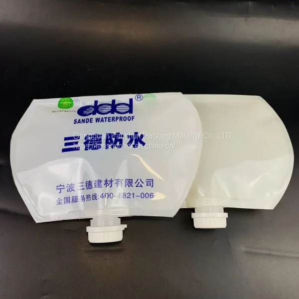 Can be Customized 1000g Chemical Products Powder Nozzle Bag Shaped Juice Puree Waterproof Material Packaging Bag photo-2
