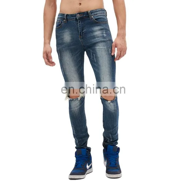DiZNEW Plain Dyed Jeans Dark Blue Dark Jeans Factory Stylish photo-2