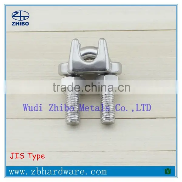 AISI316 AISI304 Stainless Steel DIN741 US/JIS Type Adjustable Wire Rope Clips M2-M32 photo-2