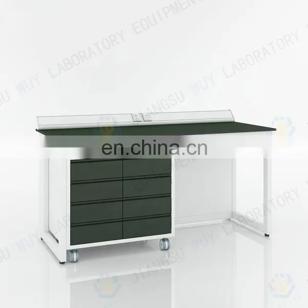 Laboratory Furniture Side Work Table Lab Work Bench With Underneath Cabinets photo-6