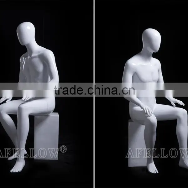 Sitting Male Abstract Mannequin photo-5