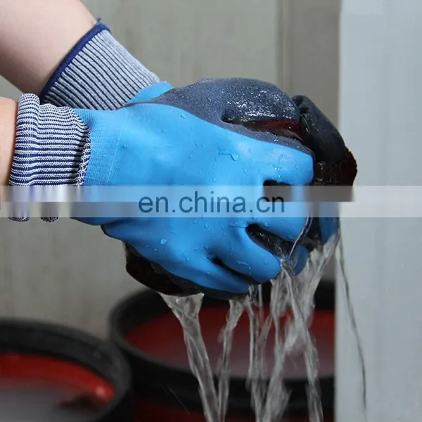 Double Latex Coating Waterproof Ice Fishing Gloves For Cold Weather photo-2