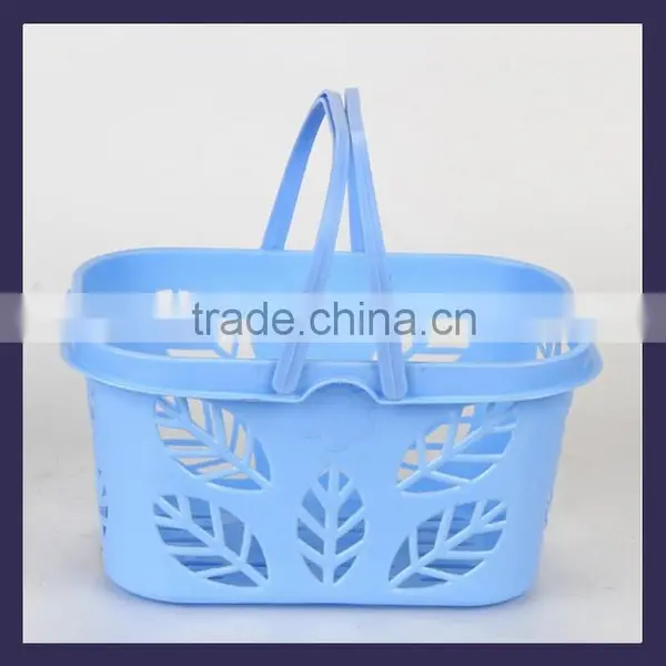 Plastics Bath Storage Basket With Handle photo-3