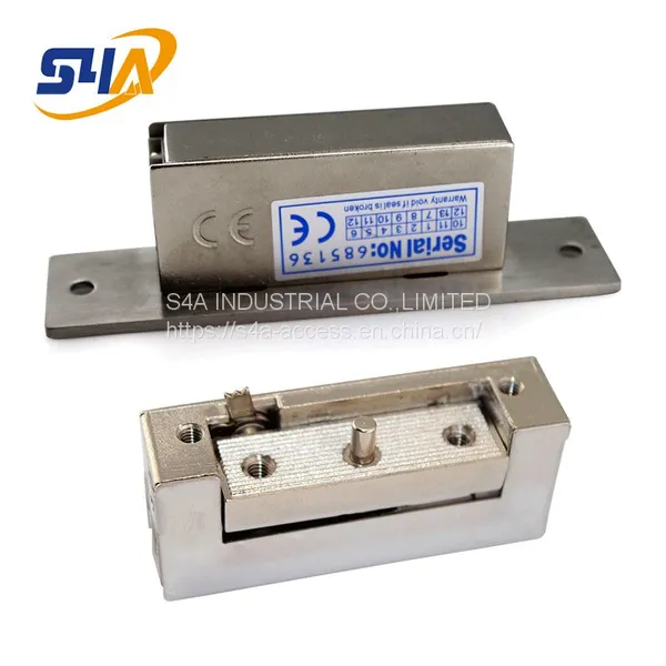 DC12V Narrow-Type And Adjustable Electric Strike Door Lock 90 Degree Swinging Door photo-2