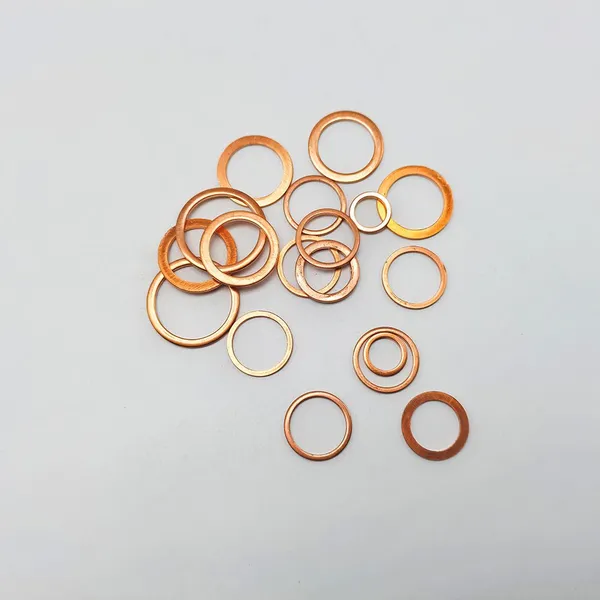 12*18*1.5mm Copper Gasket Solid Copper Gasket Gasket Washer Made in China photo-3