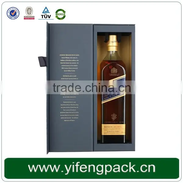 Decorative Paper Wine Champagne Glass Bottle Glass Cardboard Gift Box Wholesale photo-2