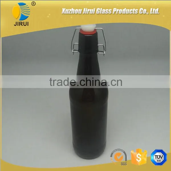 500ml Amber Swing-top Glass Wine Bottle photo-3