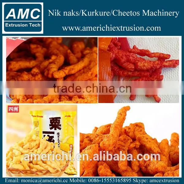 Frying Nik Naks/kurkure Snacks Machine in South Africa photo-3