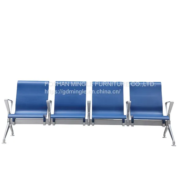 Custom Made Aluminum PU Foam Airport Waiting Chair Public Area Waiting Chair photo-2