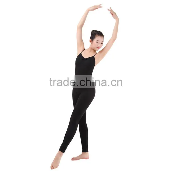 Sexy Gilrs Angkle Length Long Sleeves Turtle-Neck Dance Tights and Gymnastics Unitards photo-3