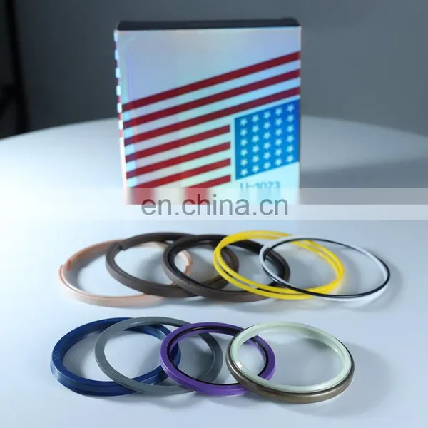 E200B E240 Hydraulic Boom Cylinder Seal Kit For Excavator Spare Parts Repair Kit photo-3